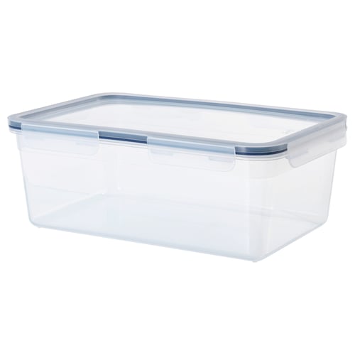 IKEA 365+ حافظة طعام بغطاء, مستطيل/بلاستيك, 5.2 ل