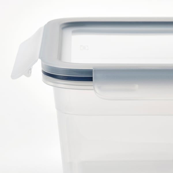 IKEA 365+ حافظة طعام بغطاء, مستطيل/بلاستيك, 5.2 ل