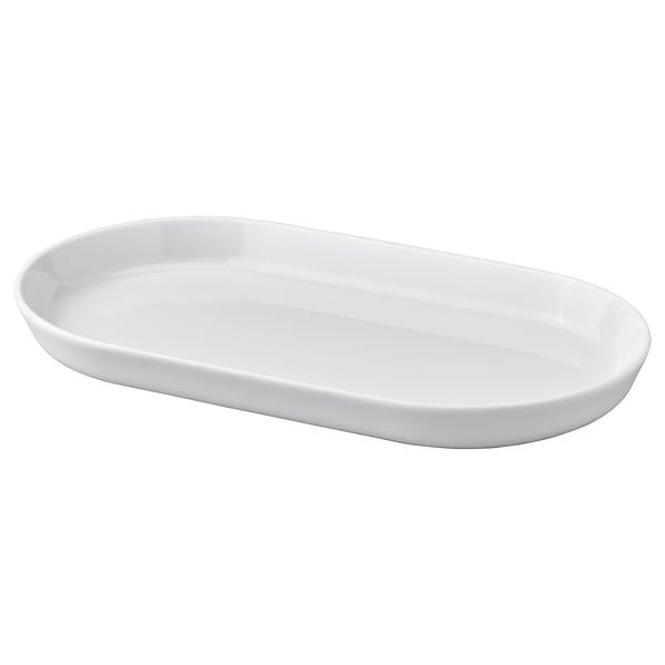 IKEA 365+ صحن تقديم, أبيض, 27x15 سم