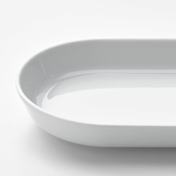 IKEA 365+ صحن تقديم, أبيض, 20x11 سم