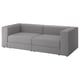 JÄTTEBO وحدة كنب بثلاث مقاعد, Tonerud رمادي