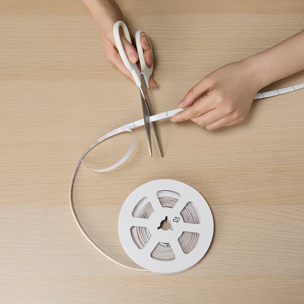 KABBLEKA شريط ليد مع USB, إضاءة قابلة للتعتيم, 3 م
