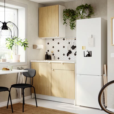 KNOXHULT مطبخ, شكل السنديان, ‎120x61x220 سم‏