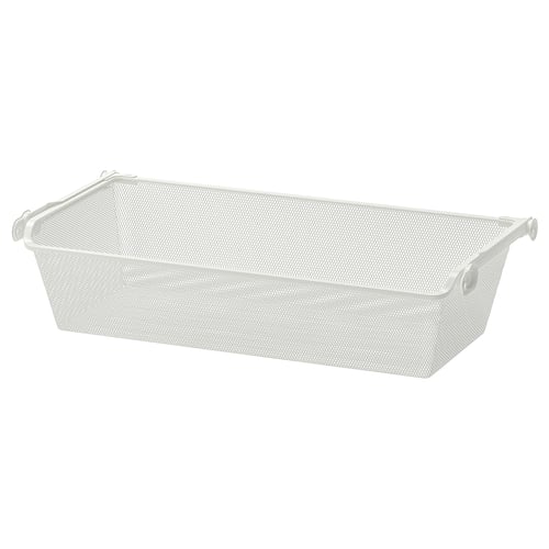 KOMPLEMENT سلة شبكية مع مجرى سحب, أبيض, 75x35 سم
