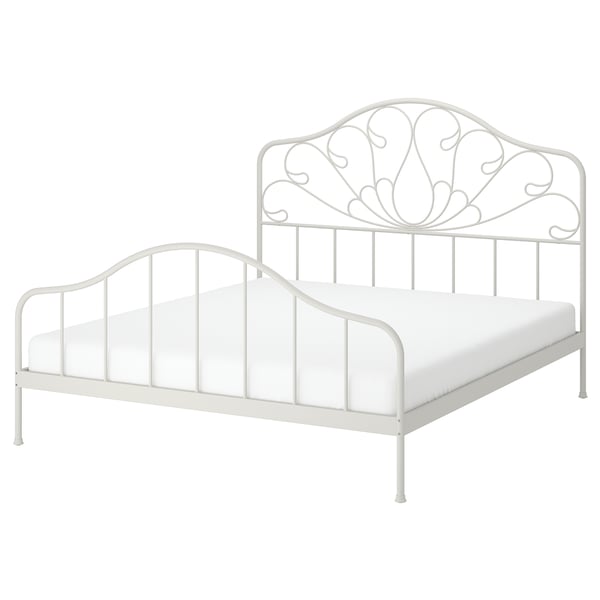 MELLGRUND هيكل سرير, أبيض-عاجي, 180x200 سم