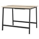 MITTZON طاولة مؤتمرات, قشرة بتولا/أسود, 140x108x105 سم