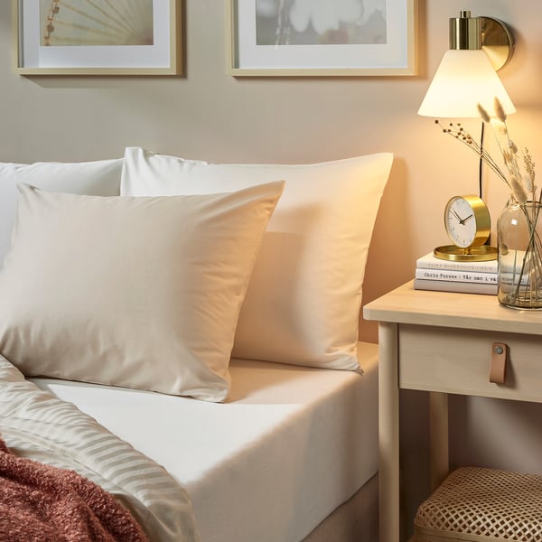 NATTJASMIN شرشف, أبيض, 240x260 سم