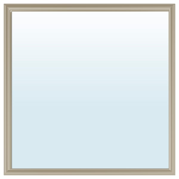 NYPONBUSKE مرآة, رمادي-بيج, 65x65 سم