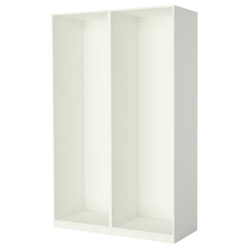 PAX هيكلي دولاب ملابس, أبيض, 150x58x236 سم