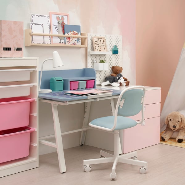 PIPLÄRKA مكتب, قابل للإمالة, 80x63 سم