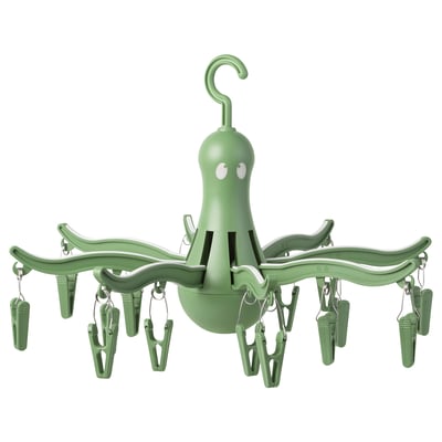 PRESSA منشر تجفيف لـ16 مشبك, أخضر