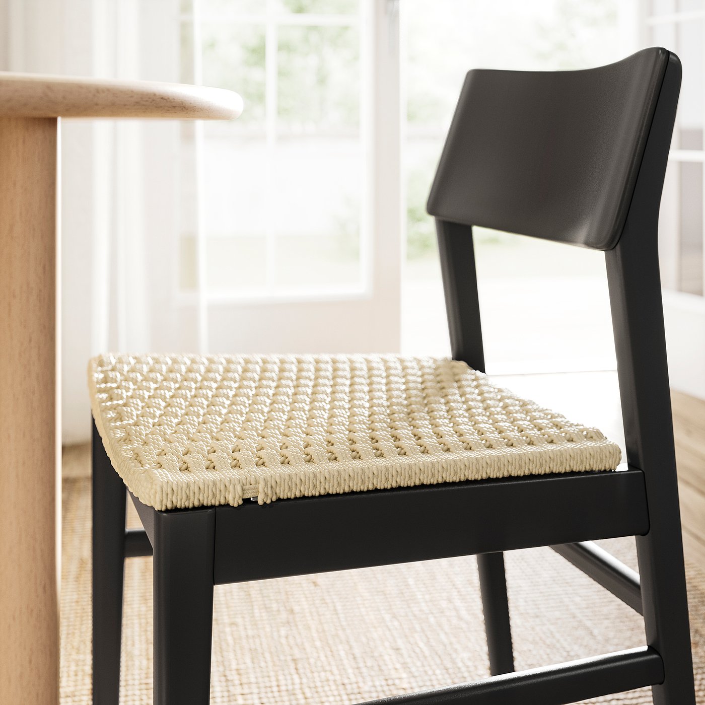 SKANSNÄS كرسي, أسود زان