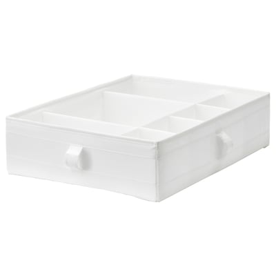 SKUBB صندوق بحجيرات, أبيض, ‎44x34x11 سم‏