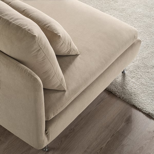 SÖDERHAMN كنبة 3 مقاعد, مع طرف مفتوح/Kelinge بيج