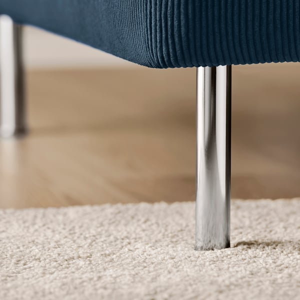 SÖDERHAMN كنبة 4 مقاعد مع أريكة طويلة, و طرف مفتوح/Kelinge أزرق غامق