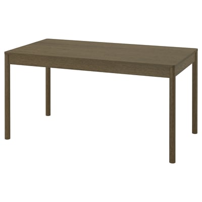 TONSTAD طاولة, بني قشرة سنديان مصبوغ, 150x80 سم