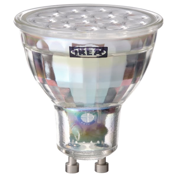 TRÅDFRI لمبة LED GU10 345 lumen, ذكي/تعتيم لاسلكي طيف أبيض