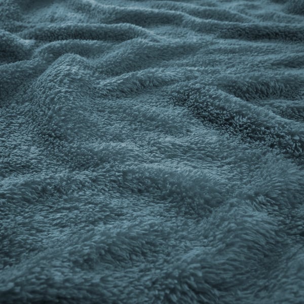 TRATTVIVA غطاء سرير, رمادي غامق-أزرق, 230x250 سم