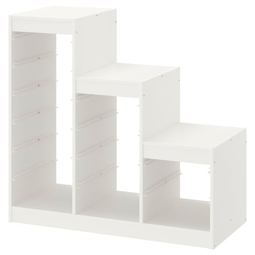 TROFAST اطار, أبيض, 99x44x94 سم