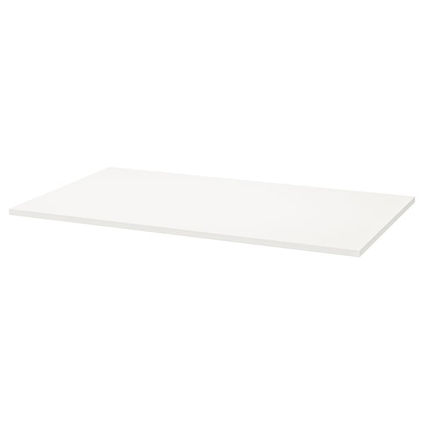 TROTTEN سطح طاولة, أبيض, 120x70 سم