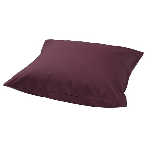 ULLVIDE غطاء مخدة, أحمر داكن, 65x65 سم