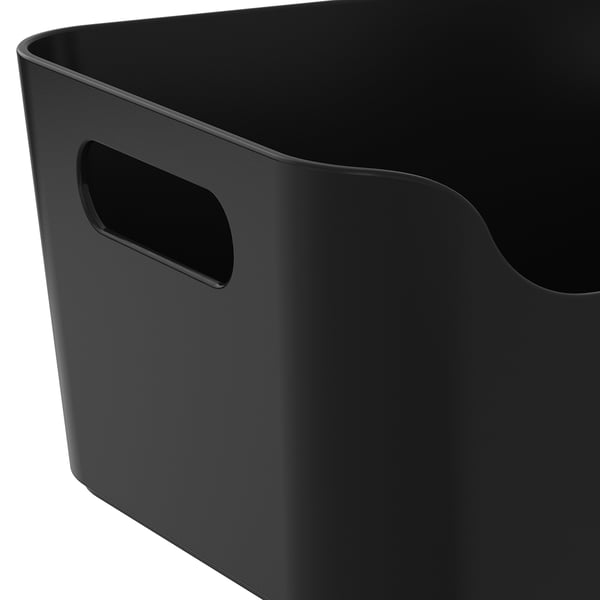 UPPDATERA صندوق, فحمي, 24x17 سم