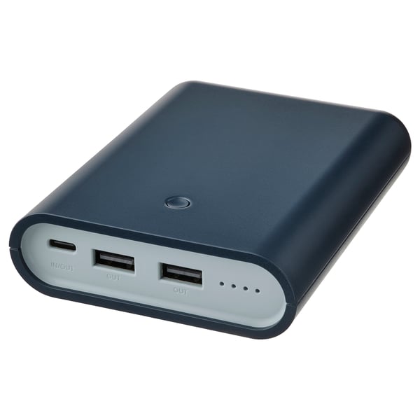 VARMFRONT بنك طاقة, أزرق غامق, 10400 mAh