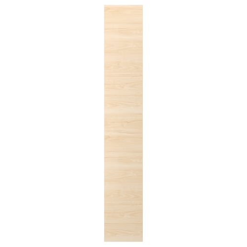 ASKERSUND light ash front panel, rectangular, melamine-coated particleboard, 25-year guarantee.