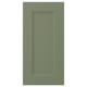 Green cabinet door AXSTAD with recessed panel design.