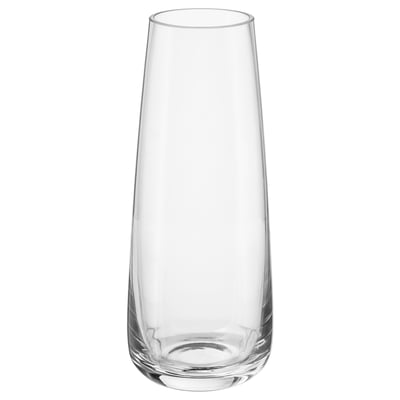 BERÄKNA: tall, narrow glass vase.