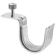 BETYDLIG nickel curtain rod holder with u-hook.