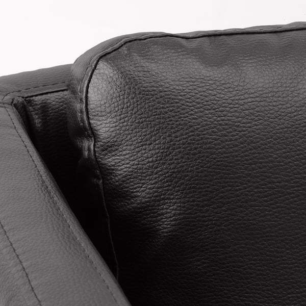 Couch corner with stitching