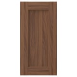 ENKÖPING brown walnut cabinet door, classic design, sturdy wood texture, square shape with simple frame.
