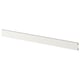 A FÖRBÄTTRA white plastic kitchen plinth. Its long, rectangular, and made of plastic.