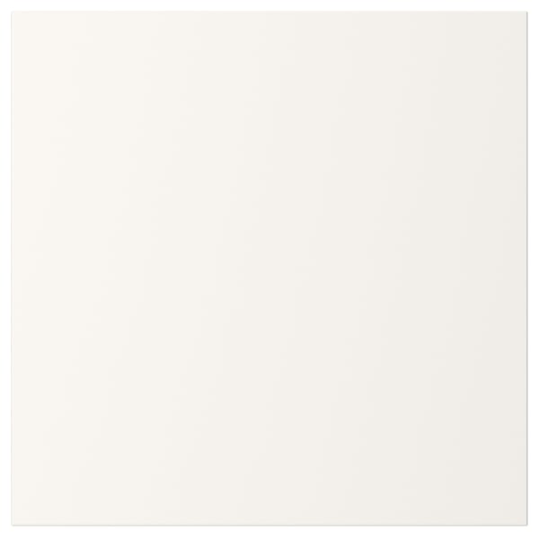 FONNES door, white, simple design, fits platsa, clean look.