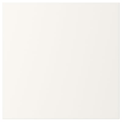 FONNES door, white, simple design, fits platsa, clean look.