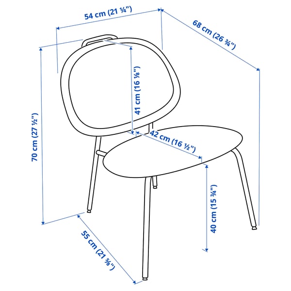 Illustration with measurements for the product: GÄVLE.