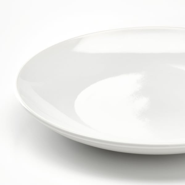 GODMIDDAG Side plate, white, 20 cm
