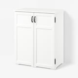 GREÅKER Cabinet with drawers, white, 84x101 cm