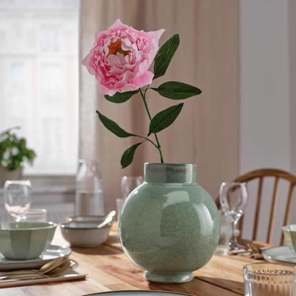 GULDSPETT Artificial flower, paper/Peony pink, 50 cm