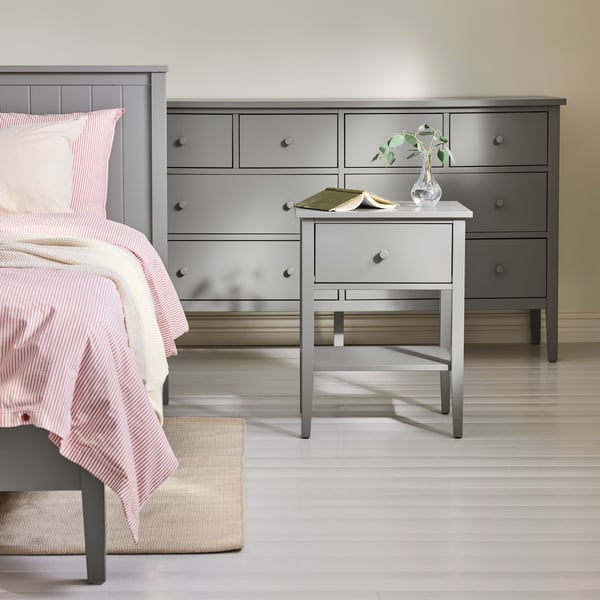 GULLABERG Chest of 8 drawers, grey, 168x48x100 cm
