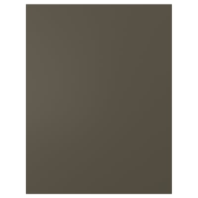 HAVSTORP kitchen panel, dark beige, square, smooth.