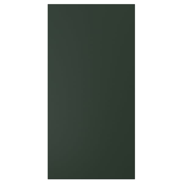 HAVSTORP: deep green door, rectangular, smooth acrylic-painted fiberboard.