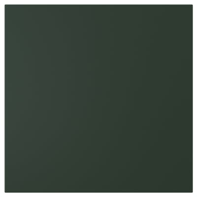 HAVSTORP cabinet, deep green, square, smooth surface.