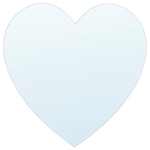 HOLMÖARNA Mirror, heart-shaped, 27x27 cm