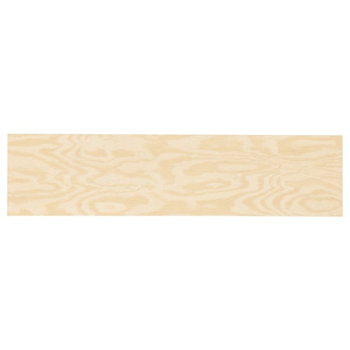 KALBÅDEN pine wood effect drawer front; light wood grain, rectangular.