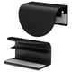 LATMASK Clip-on handle, black, 60 mm 2 pack