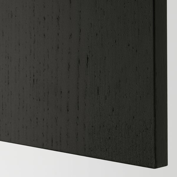 Dark wooden panel with smooth, even texture; high-quality finish and craftsmanship evident.