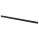 Black wooden plinth for kitchen, rectangular shape, traditional design.
