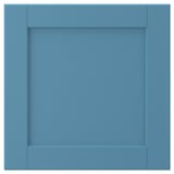 LERHYTTAN blue drawer front, solid wood frame, veneer panel, classic design.